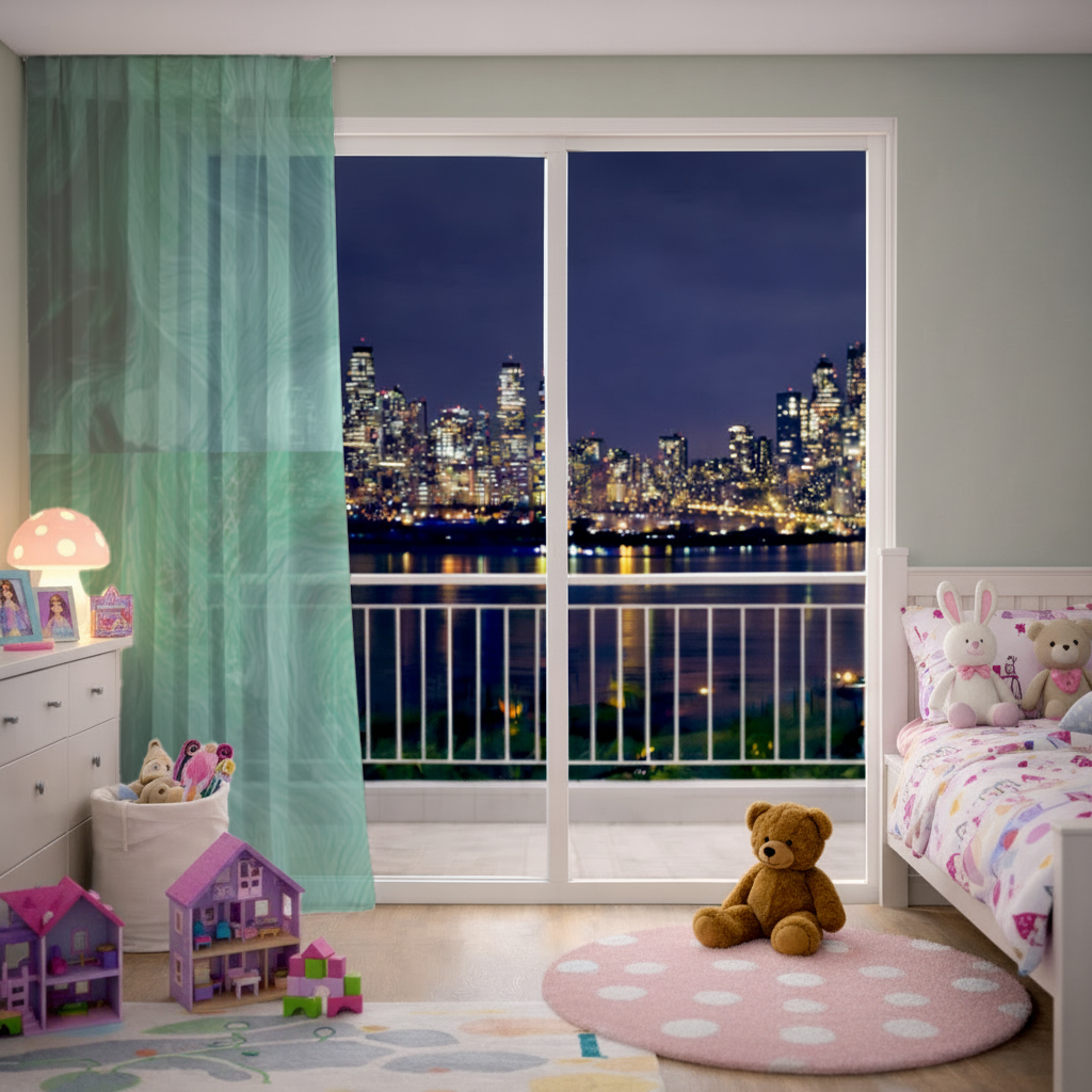 Black and green marbling 