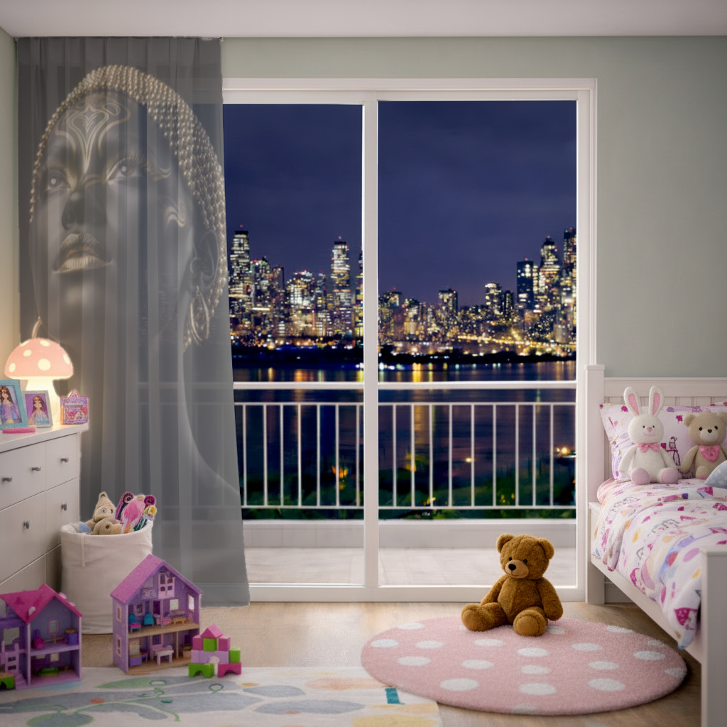 Gold Afrofuturistic Black Woman 