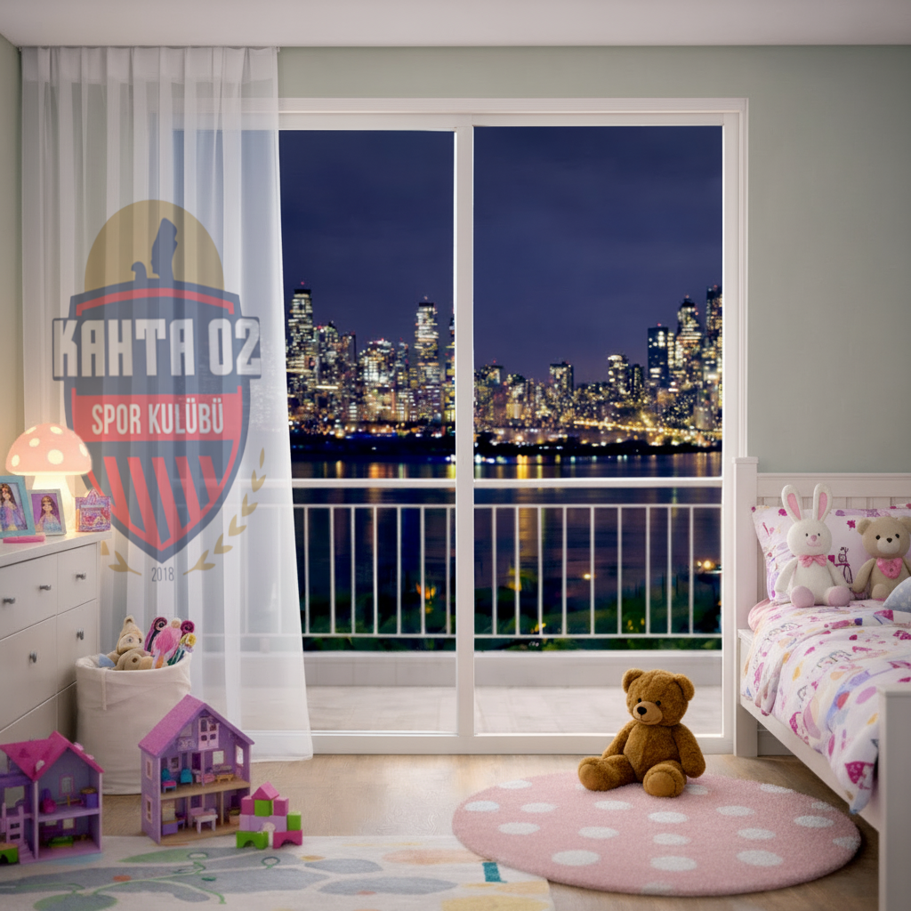 Kahta 02 Spor Kulübü Crest Sheer Curtain