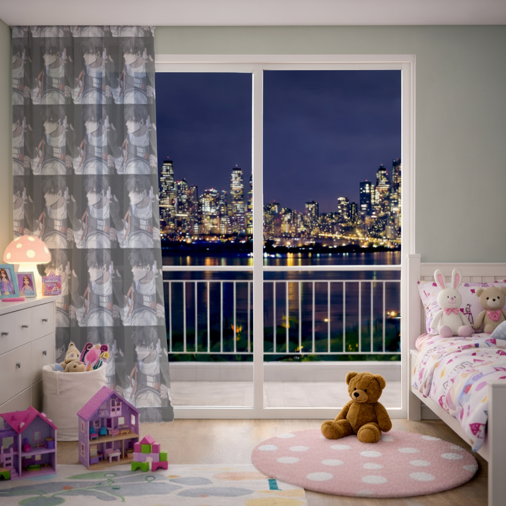 ISO VALORANT Sheer Curtain
