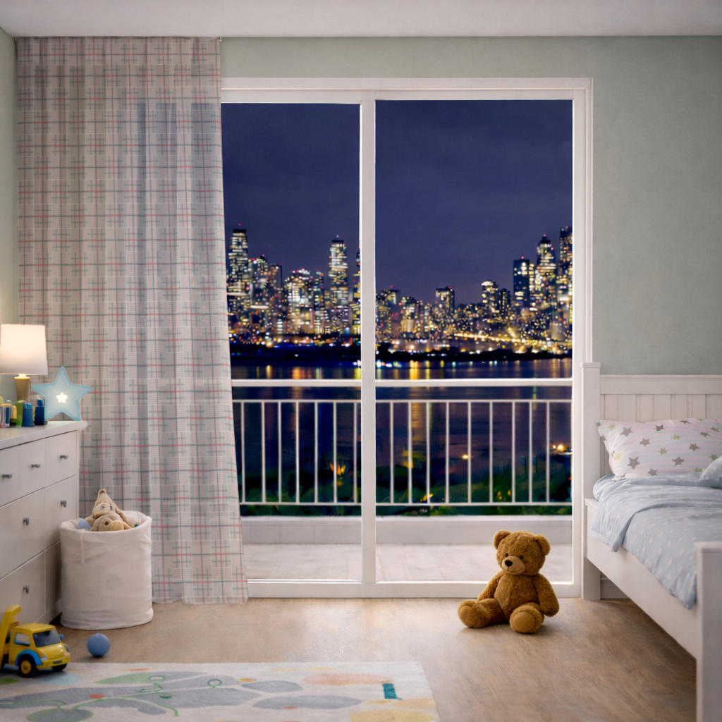 Red Black Geometric Tribal Pattern 