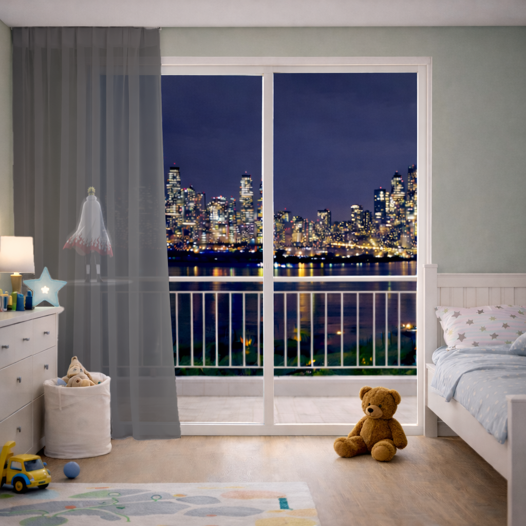 Karanlıktan Gelen Güç Naruto Uzumaki Hokage Silüeti Tül Perde