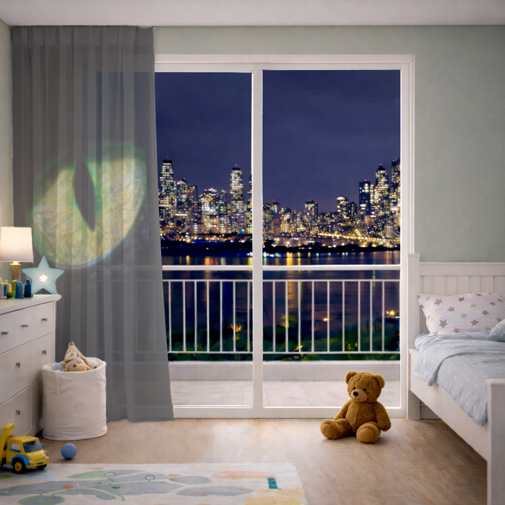 Phanter eye. Sheer Curtain