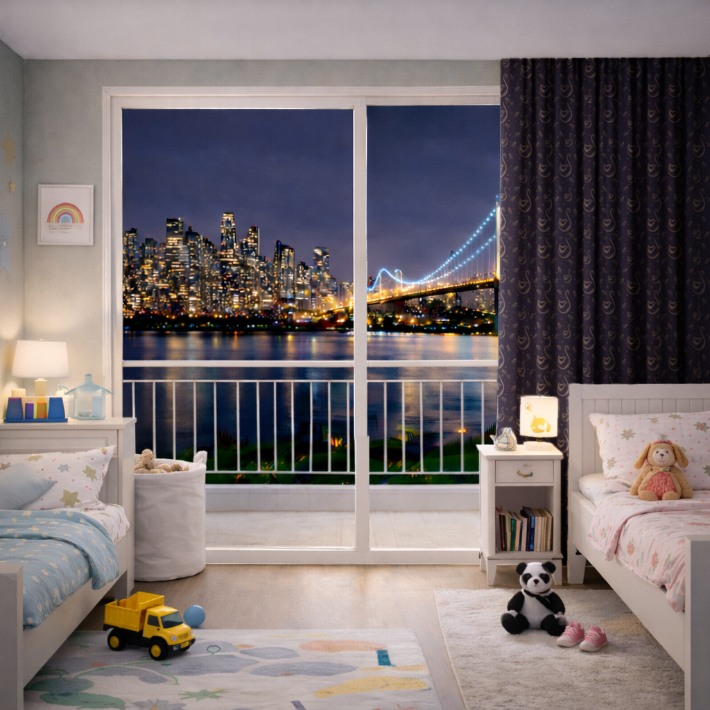 kuğu pattern deseni Drapes