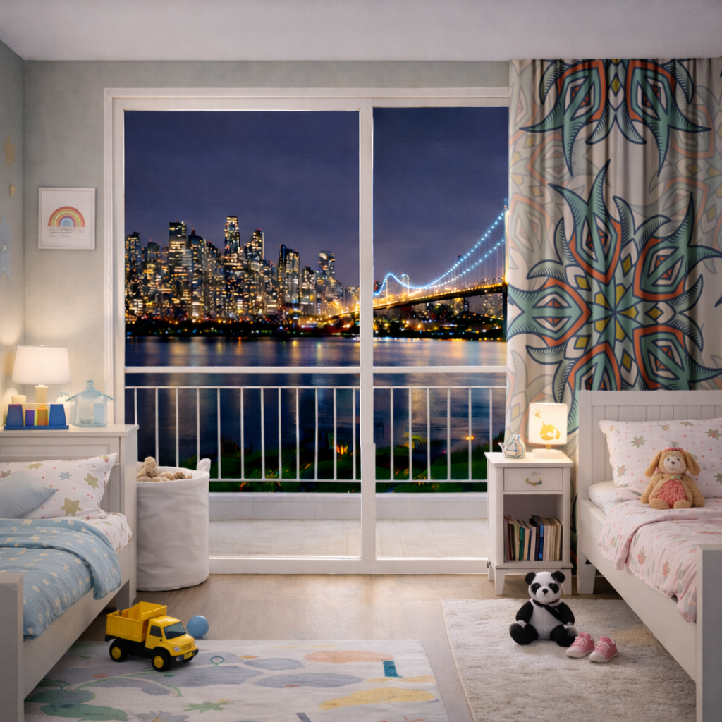 An abstract visual Drapes