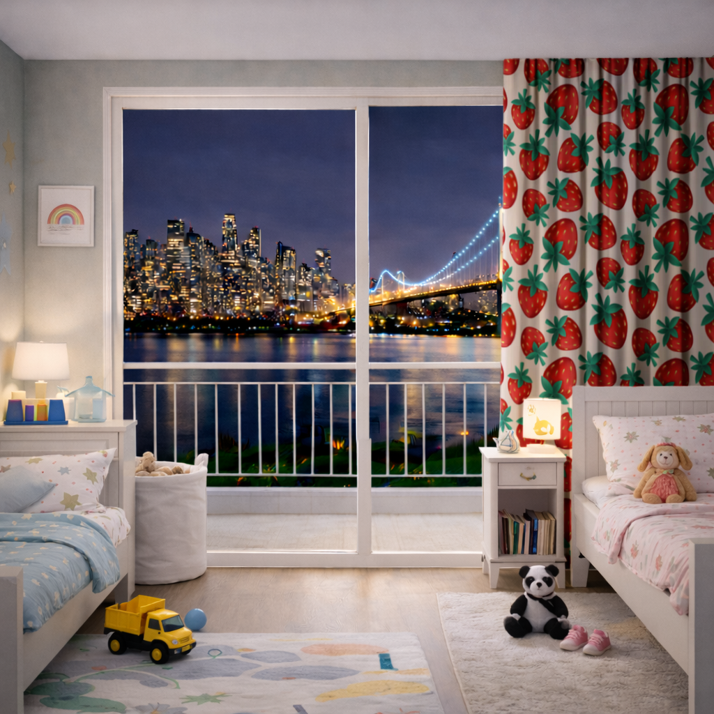 Vibrant Red Strawberry Summer Pattern 