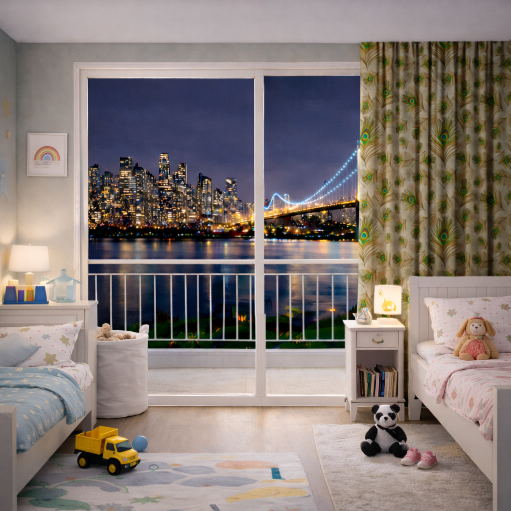 Elegant Peacock Feathers and Exotic Nature Seamless Pattern 