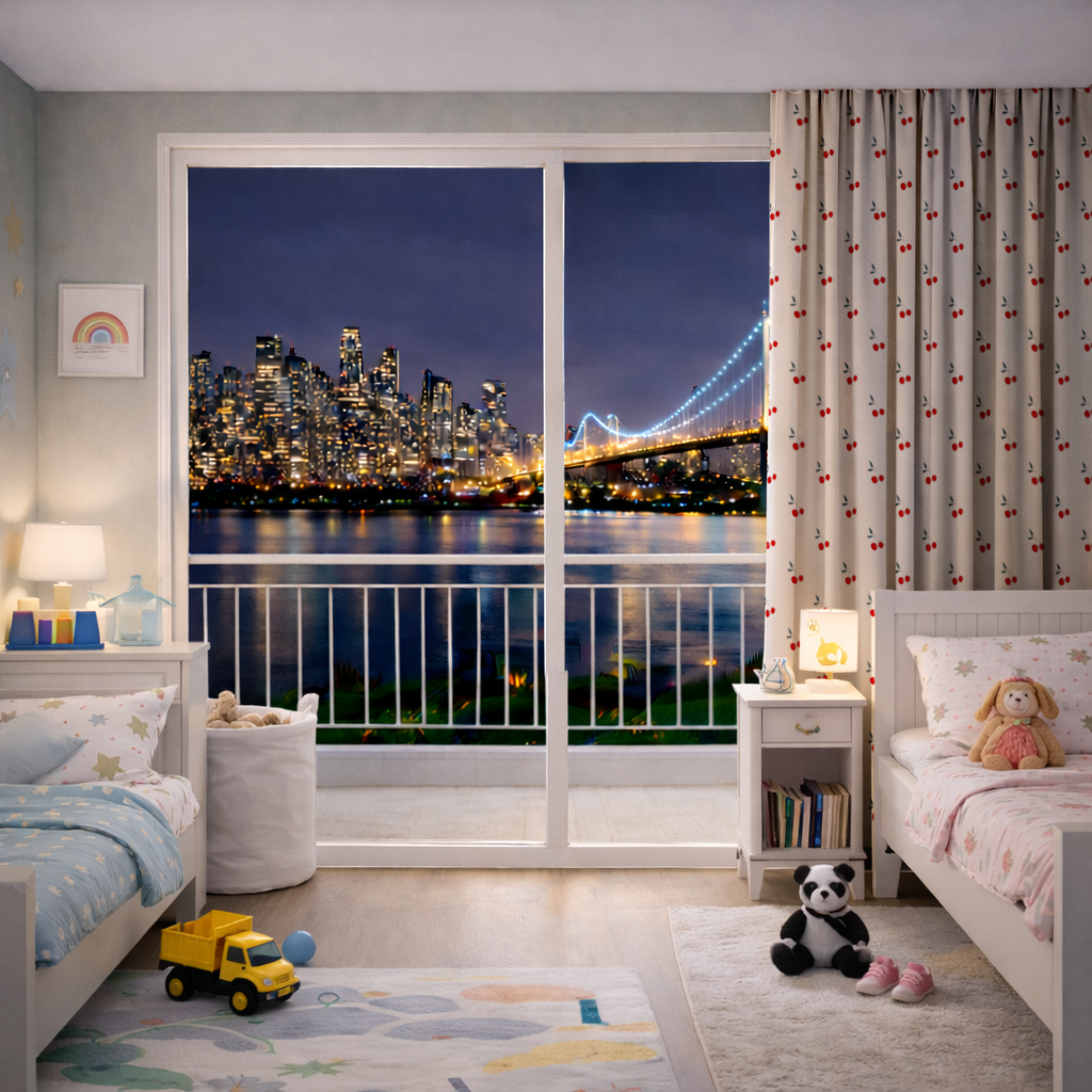 Minimal Kiraz Deseni Tekrarlı Arka Plan Fon Perde