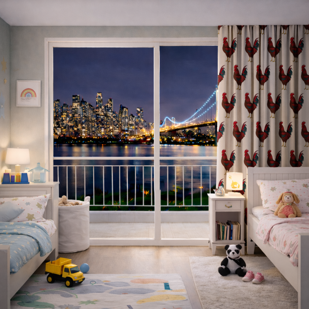 Wilson Lo Siento Retro Graphic Art Drapes