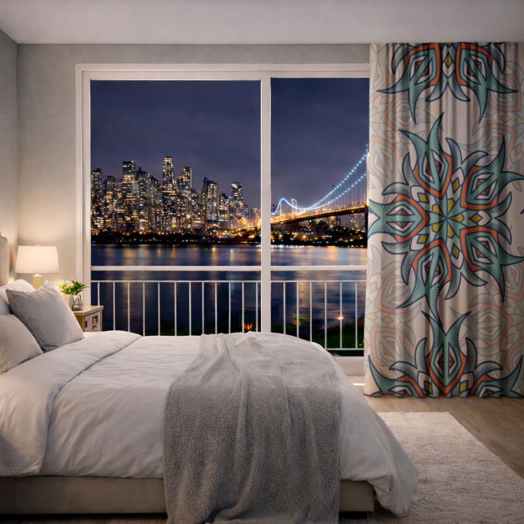 An abstract visual Drapes