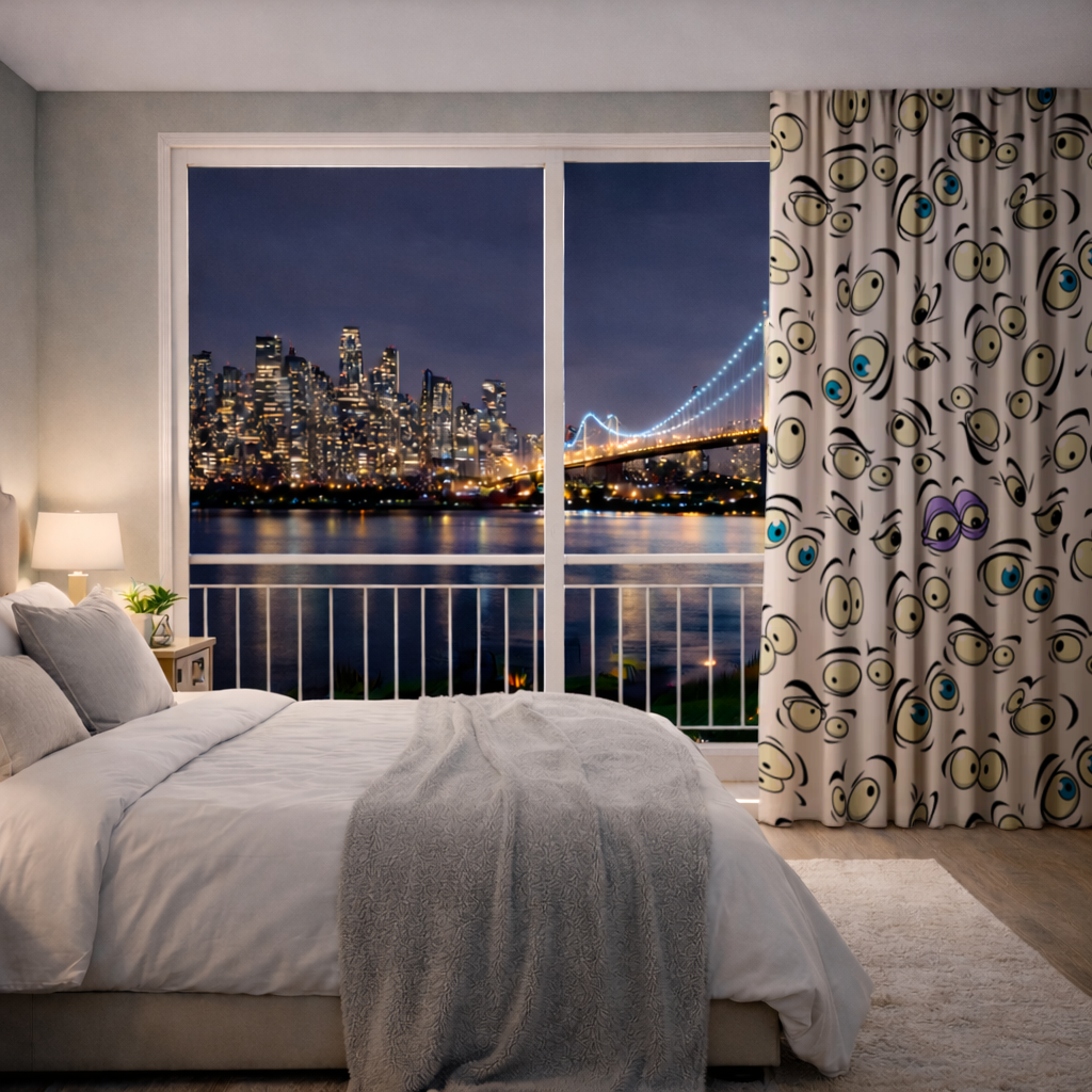 Funny Cartoon Eyes Pattern 