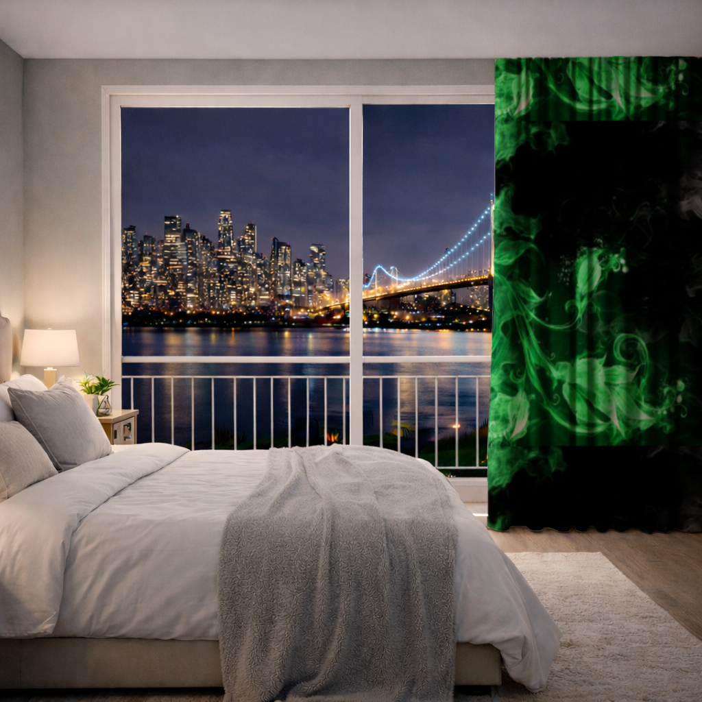 Green and black smokes 