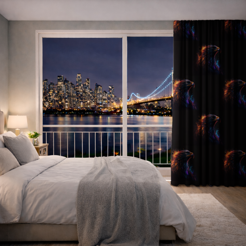 Kartal resmi  Güç ve özgürlüğün simgesi. Fon Perde