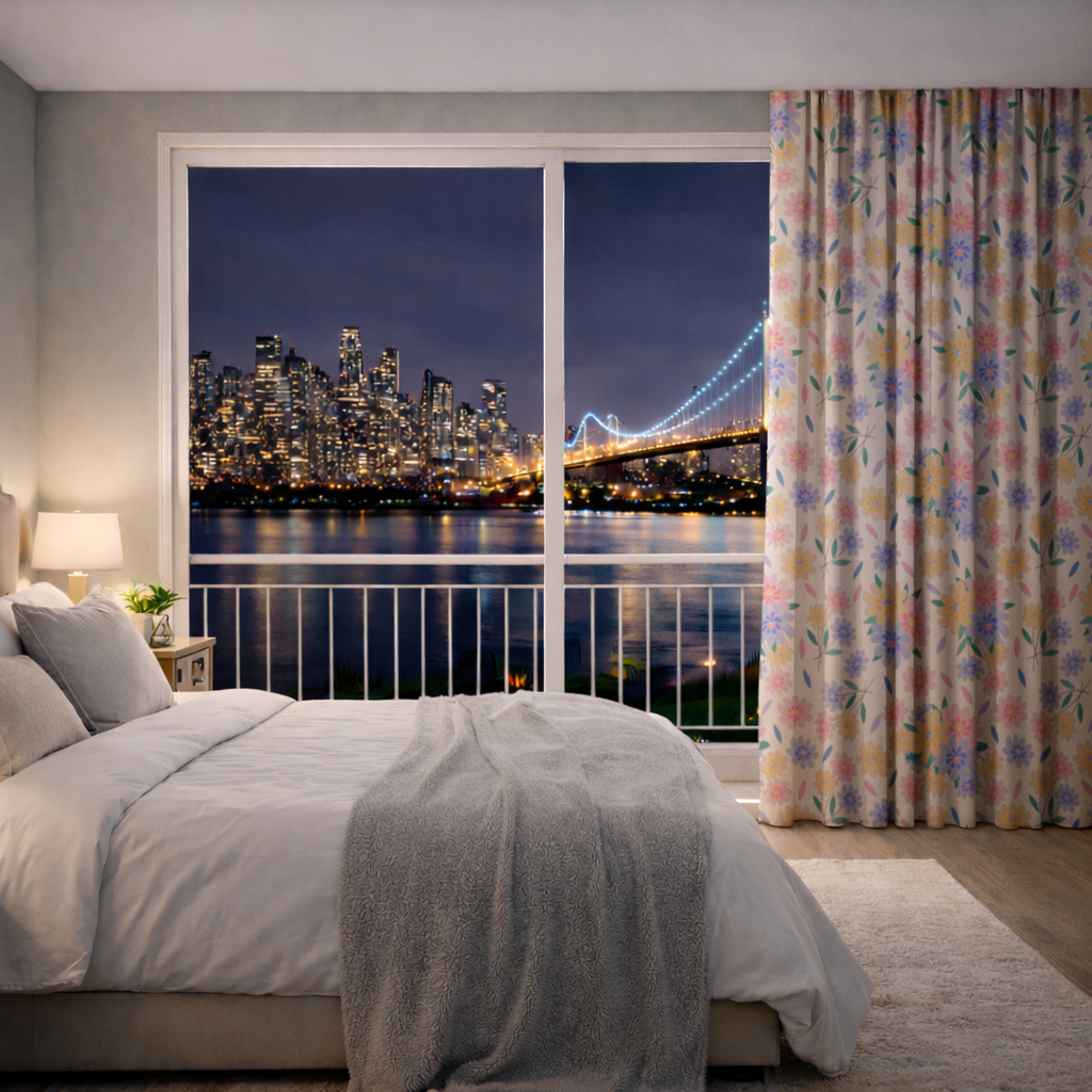 Colorful Pastel Spring Floral Pattern 