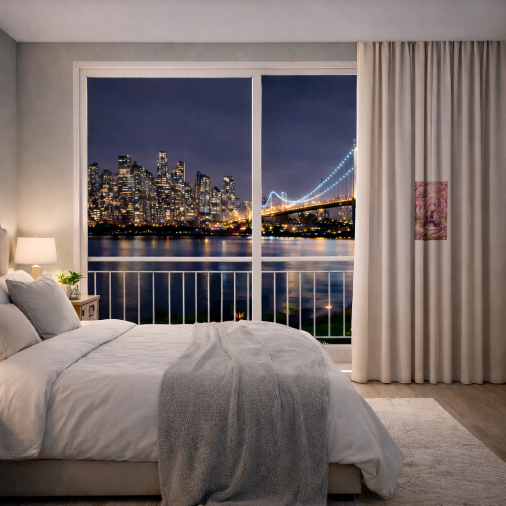 Hanami hokiralı halı Drapes