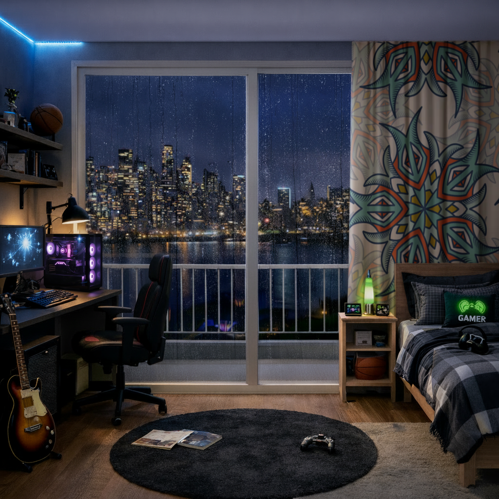 An abstract visual Drapes