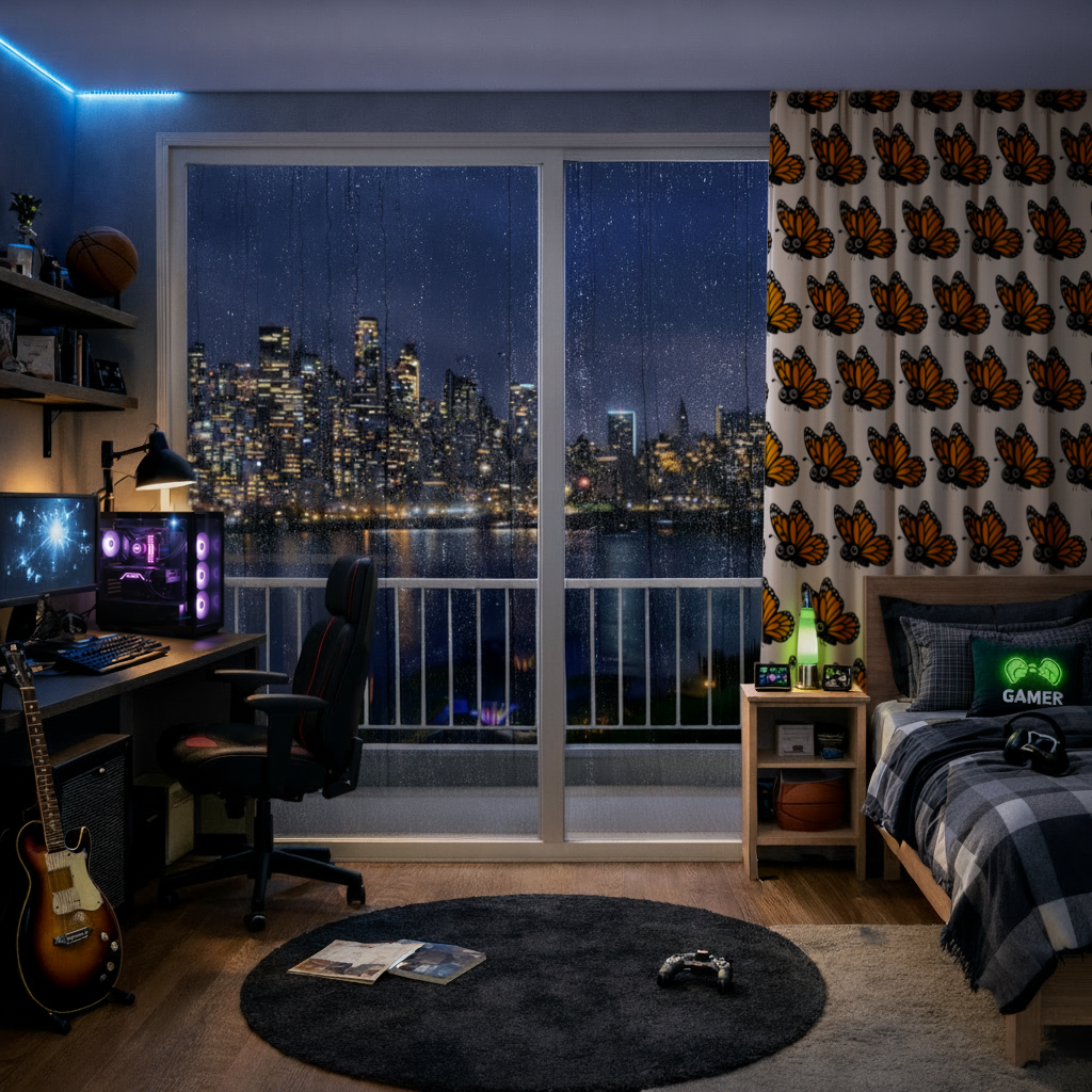 Smiling Orange Monarch Butterfly Character 