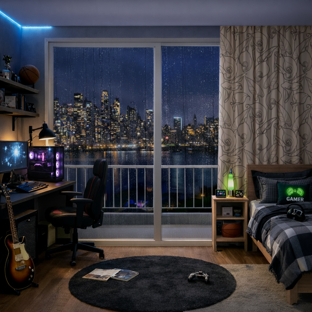 Calla Lily Sketch Drapes