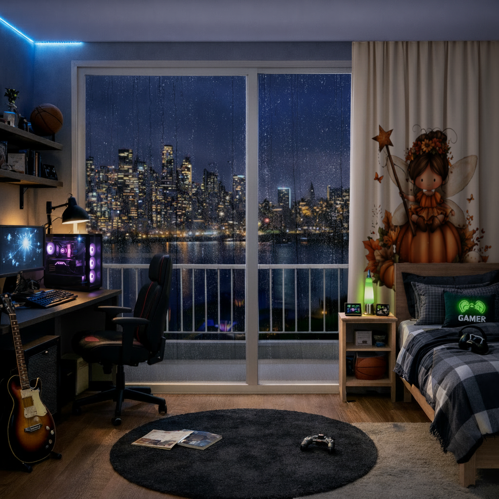 Whimsical Autumn Pumpkin Fairy Drapes