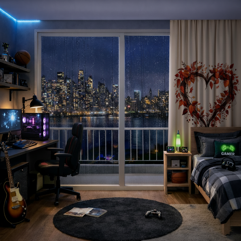 Autumn Leaves Heart Wreath 