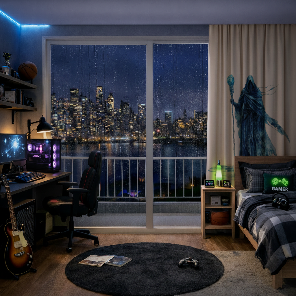 Mavi Buz Büyücüsü Kristal Asalı Karakter Fon Perde