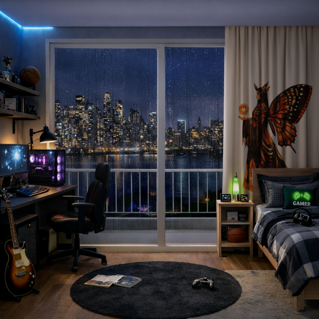 Monarch Butterfly Winged Goddess Drapes