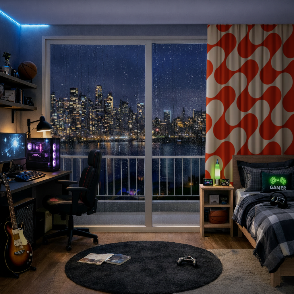 Retro 70s Orange Cream Groovy Curves