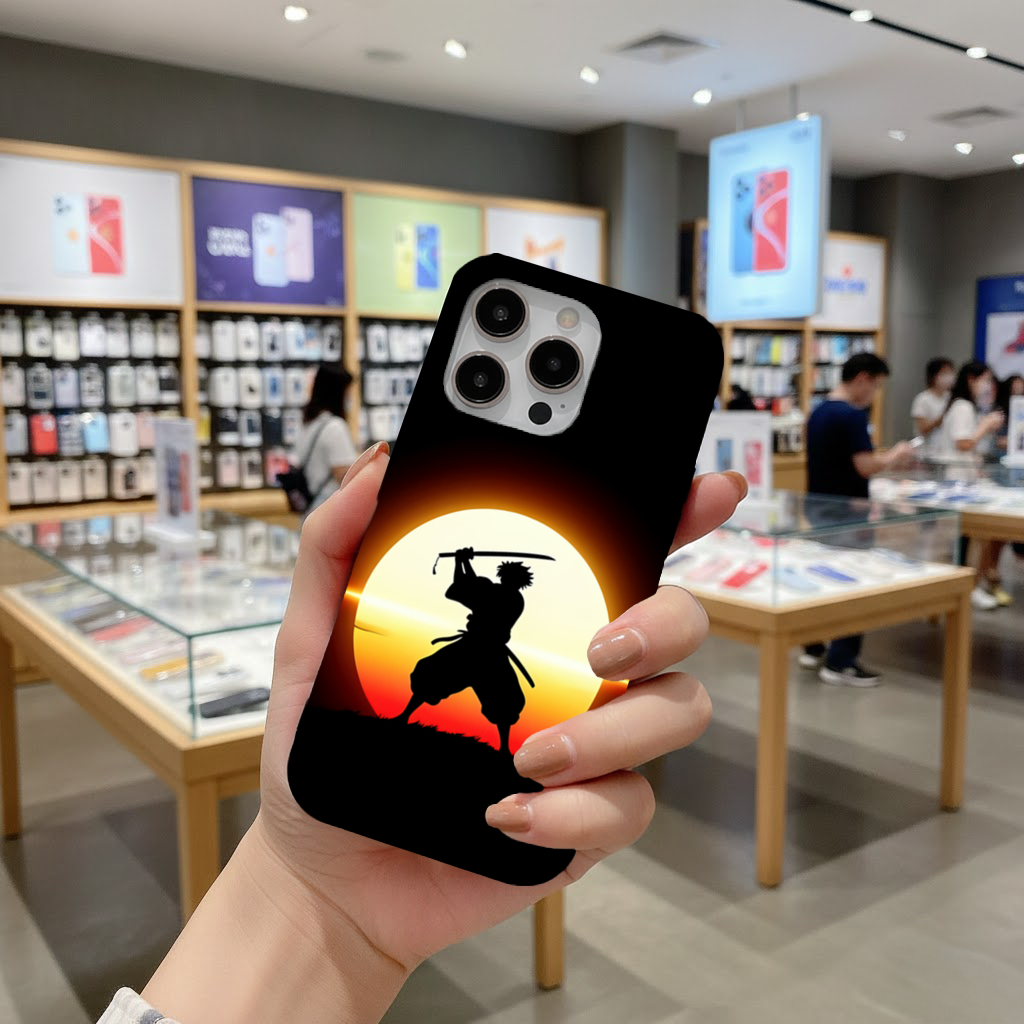 Samurai Silhouette Under the Rising Sun Honor and Strength iPhone 16 Pro and Pro Max Case