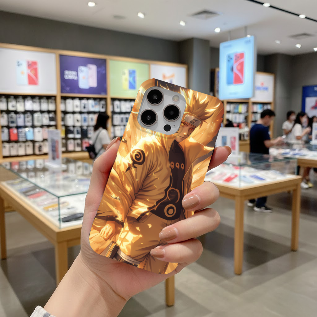 Naruto Uzumaki  Kurama Chakra Mode Awakening iPhone 16 Pro and Pro Max Case