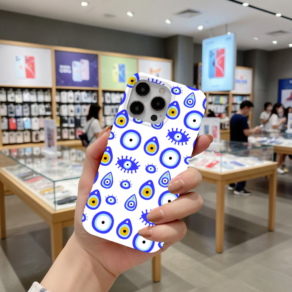 Evil Eye Pattern iPhone 16 Pro and Pro Max Case