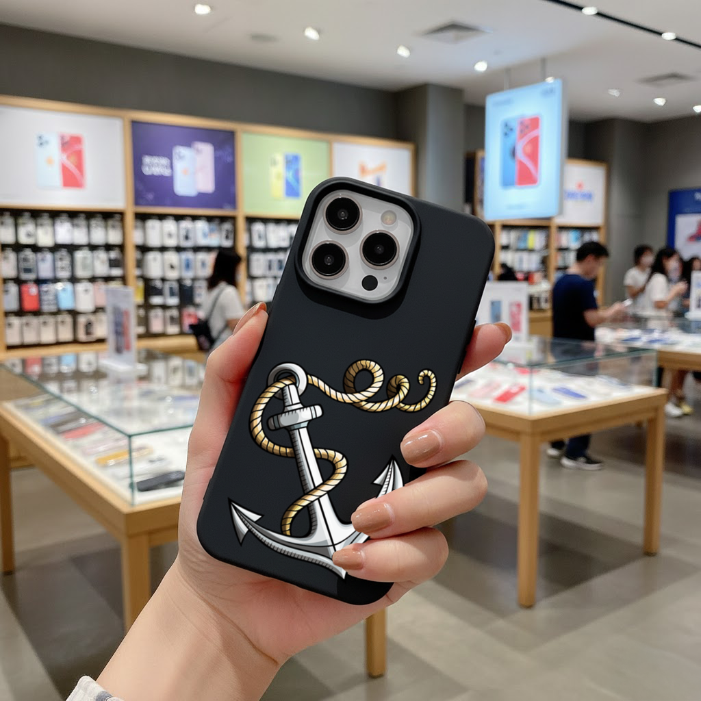 Sailor Anchor with Rope Tattoo Art iPhone 16 Pro and Pro Max Case