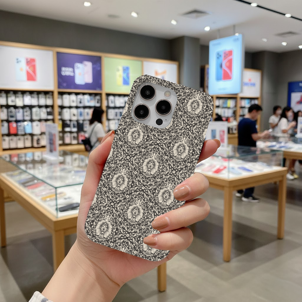 Classic Vintage Damask Floral Pattern iPhone 16 Pro and Pro Max Case