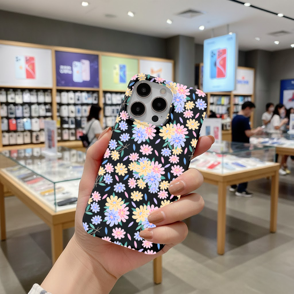 Colorful Pastel Spring Floral Pattern 