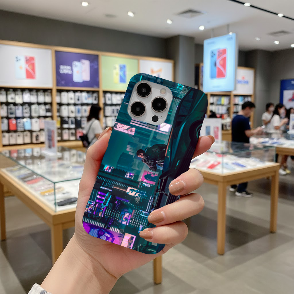 Cyberpunk Themed Customizable Gaming Design Product iPhone 16 Pro and Pro Max Case