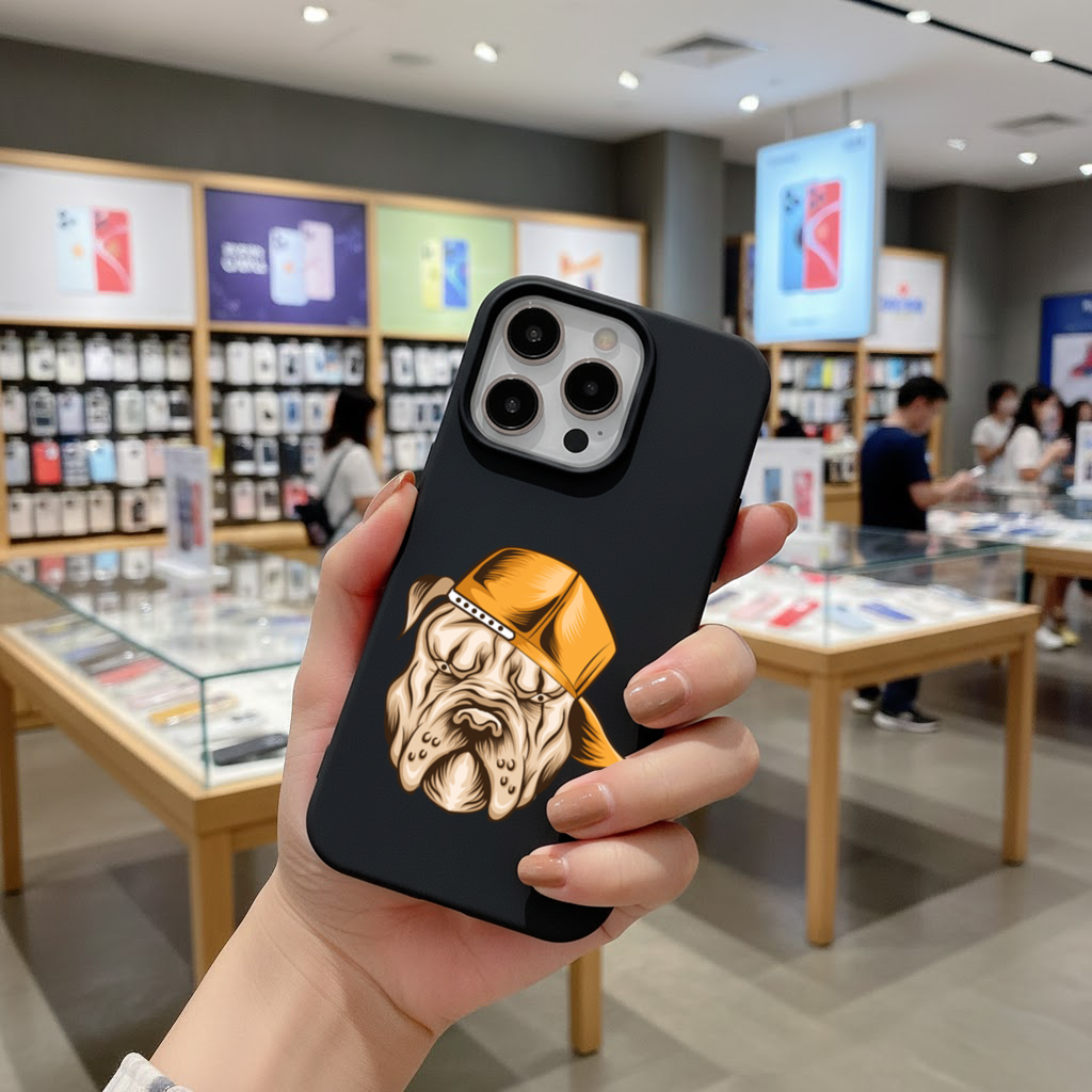 Angry Bulldog Snapback iPhone 16 Pro and Pro Max Case