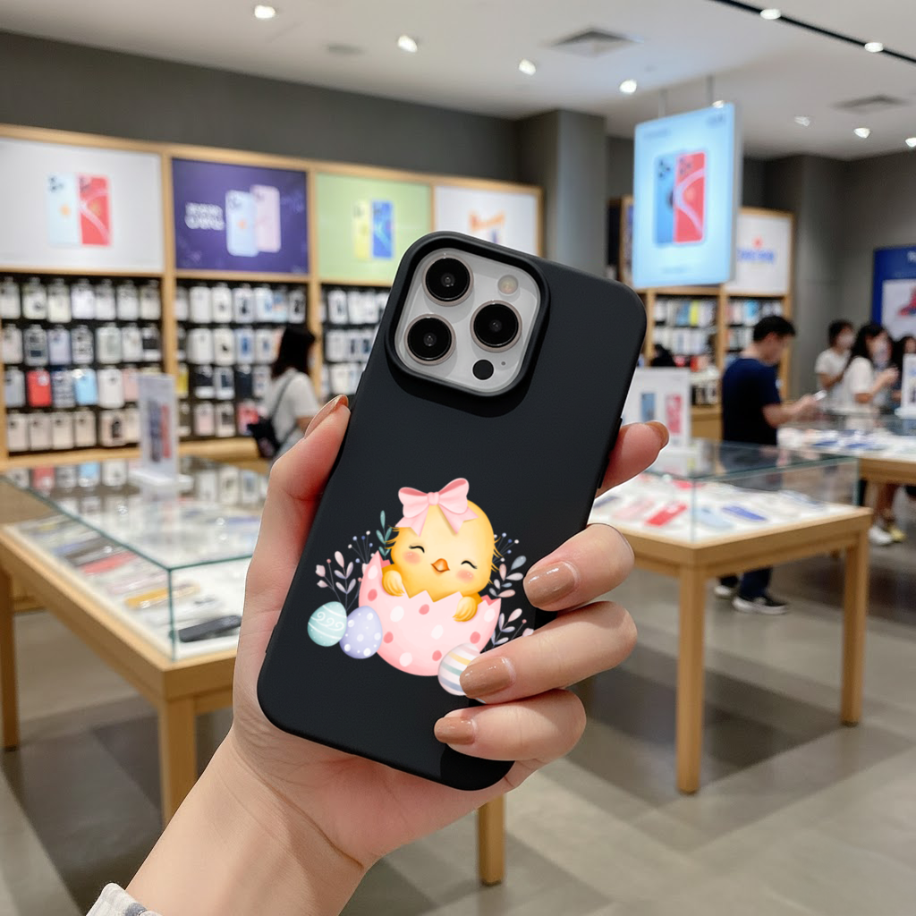 Easter Chick with Eggs iPhone 16 Pro and Pro Max Case