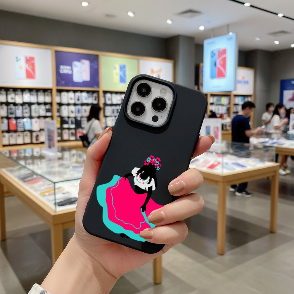 Mexican Folklorico Dancer Silhouette iPhone 16 Pro and Pro Max Case