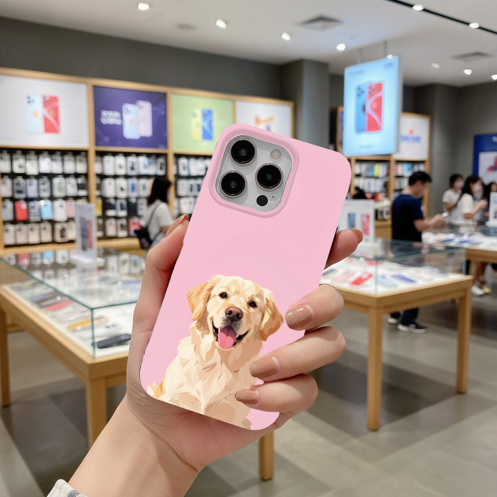 Smiling Golden Retriever Dog iPhone 16 Pro and Pro Max Case