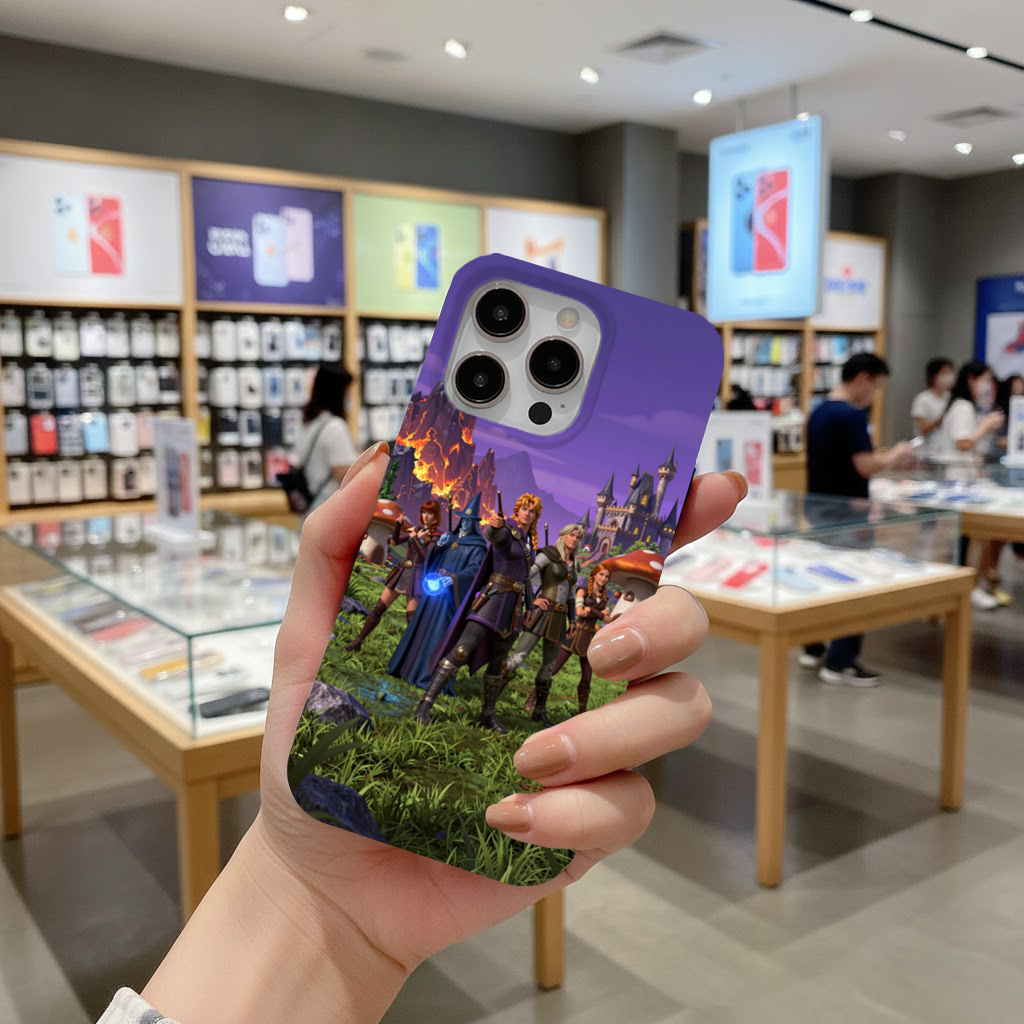 Epic Fantasy Adventure Party and Magic Castle iPhone 16 Pro and Pro Max Case