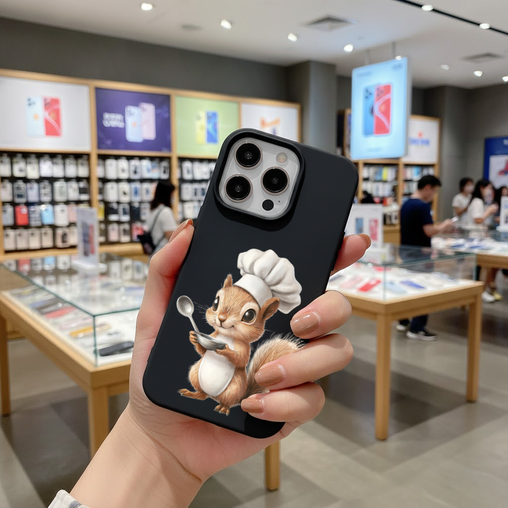 Whimsical Little Chef Squirrel iPhone 16 Pro and Pro Max Case