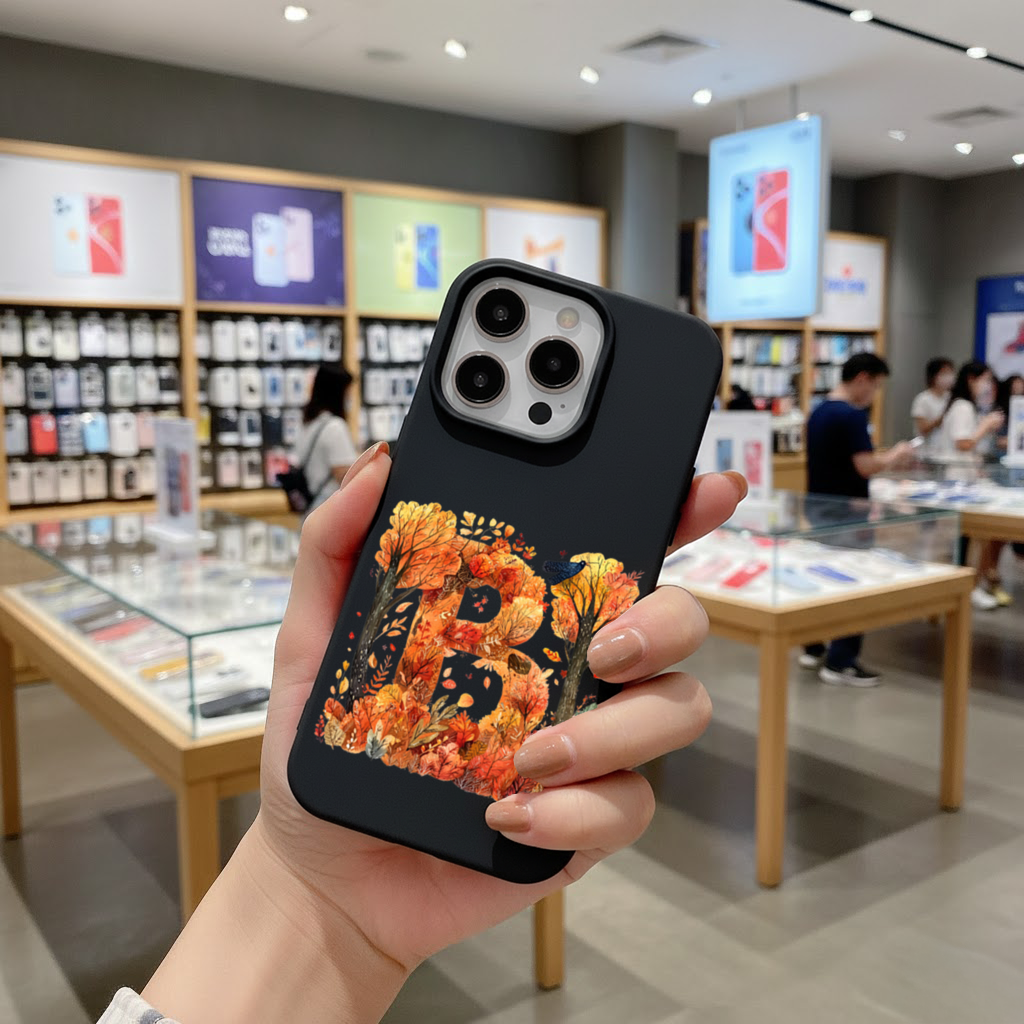 Fall Foliage Letter B iPhone 16 Pro and Pro Max Case
