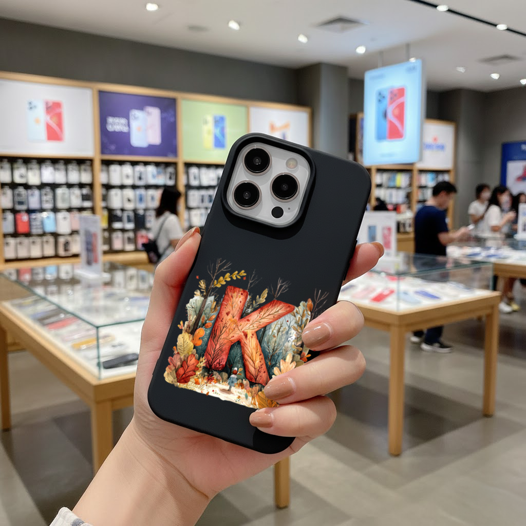 Autumn Forest Letter K iPhone 16 Pro and Pro Max Case