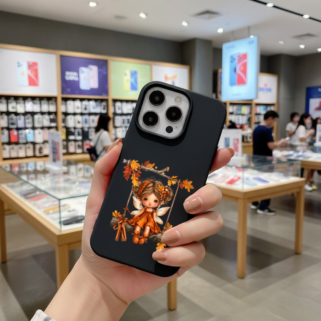 Whimsical Autumn Forest Fairy iPhone 16 Pro and Pro Max Case