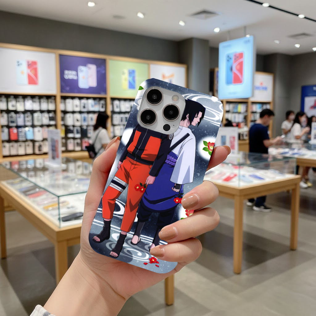 Two Rival Warriors with Red Camellias iPhone 16 Pro and Pro Max Case