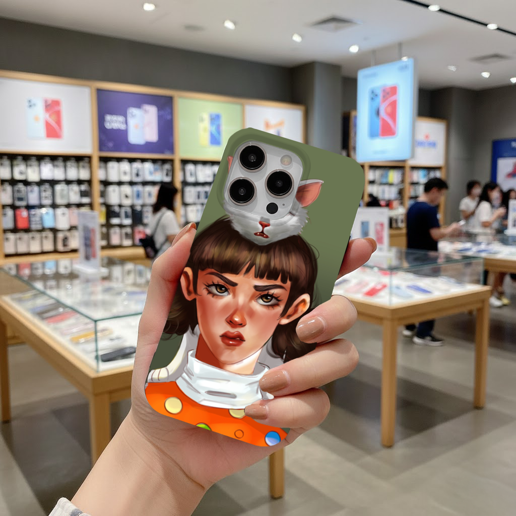 Mood Cat and I iPhone 16 Pro and Pro Max Case