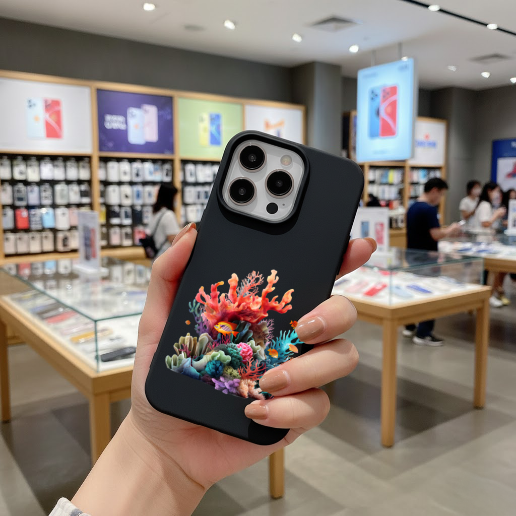 Renkli Mercan Resifi ve Tropikal Balıklar iPhone 16 Pro ve Pro Max Kılıfı