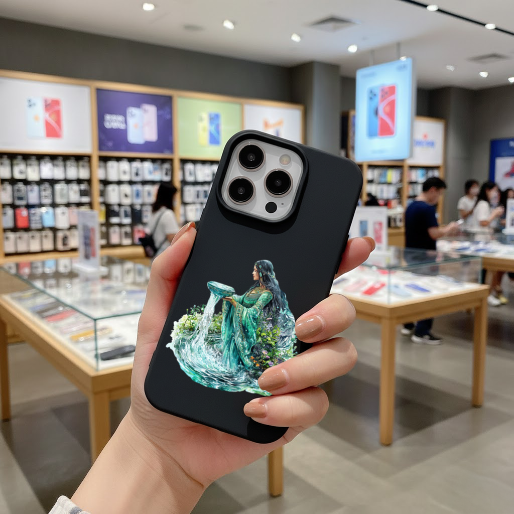 Efsunlu Su Tanrıçası iPhone 16 Pro ve Pro Max Kılıfı