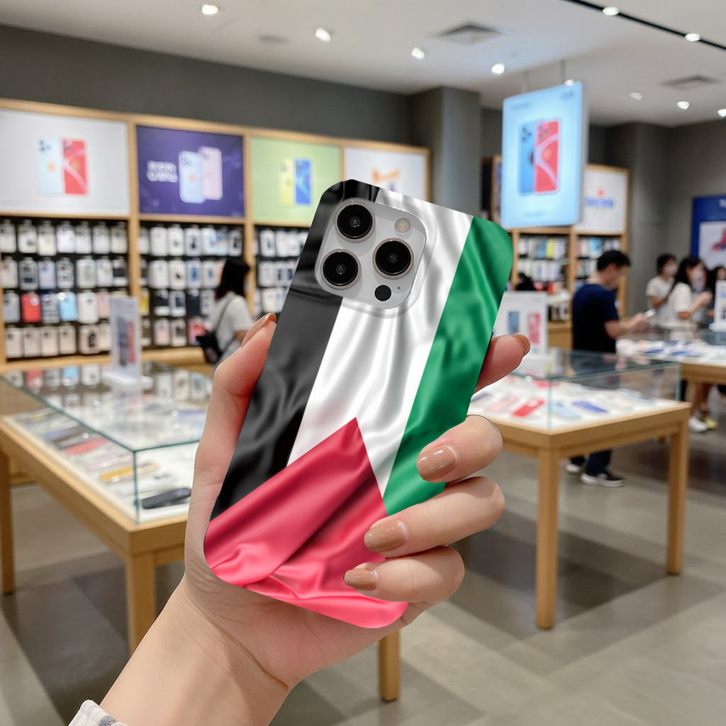 Waving Palestine Flag 