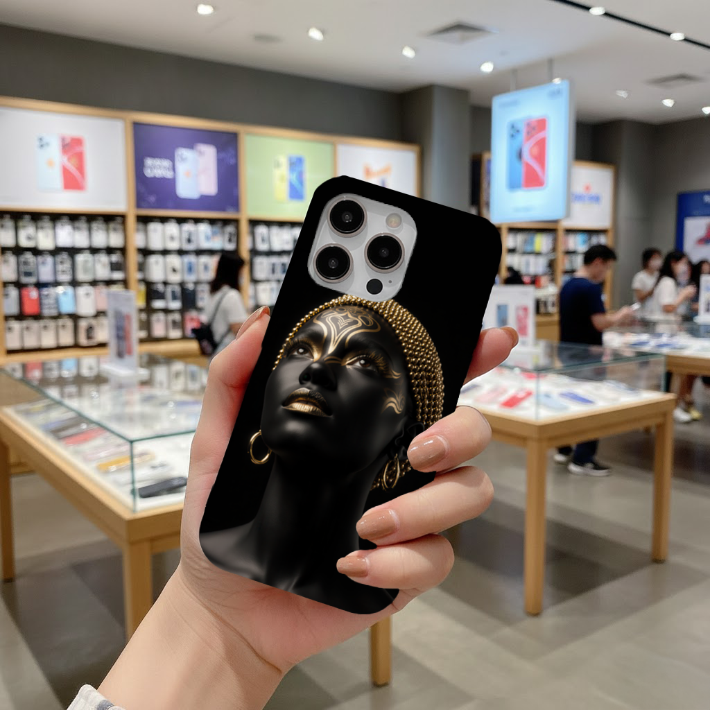 Gold Afrofuturistic Black Woman 