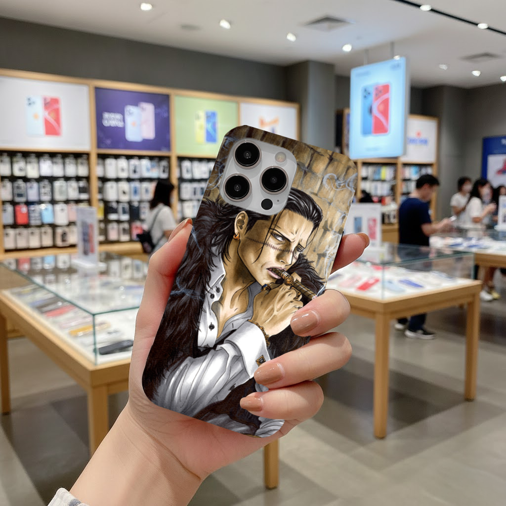 Mysterious Mafia Boss with Gold Hook iPhone 16 Pro Max Case
